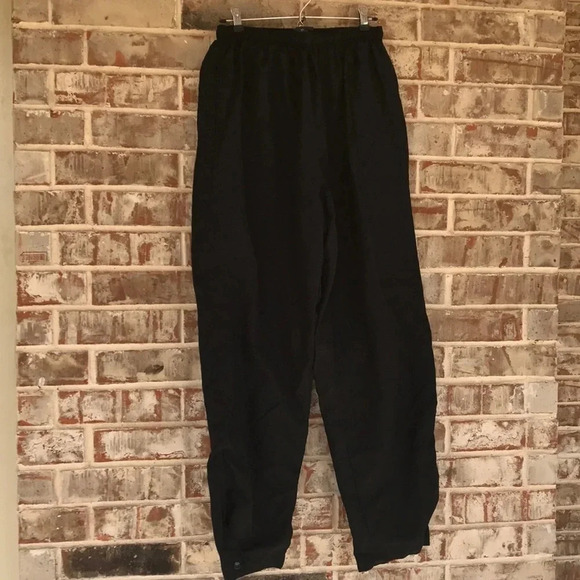 Team Basics Black Lined Winter Jogger Zipper Leg Pants - Picture 1 of 11